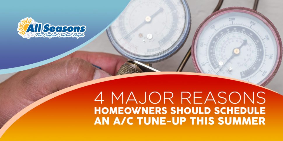 4 Major Reasons Homeowner Should Schedule an A/C Tune-up this Summer