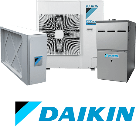 Daikin heating and cooling units